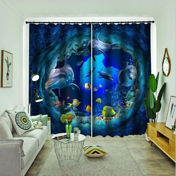 beautiful po fashion customized 3d curtains blue ocean dolphin thickened blackout curtain & drapes
beautiful po fashion customized 3d curtains blue ocean dolphin thickened blackout curtain & drapes