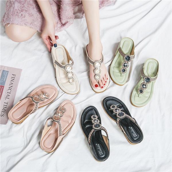 women's sandals 2021 rome fashion flat woman gladiator non-slip flats shoes ladies casual beach slides female footwear slippers, Black
women's sandals 2021 rome fashion flat woman gladiator non-slip flats shoes ladies casual beach slides female footwear slippers, Black