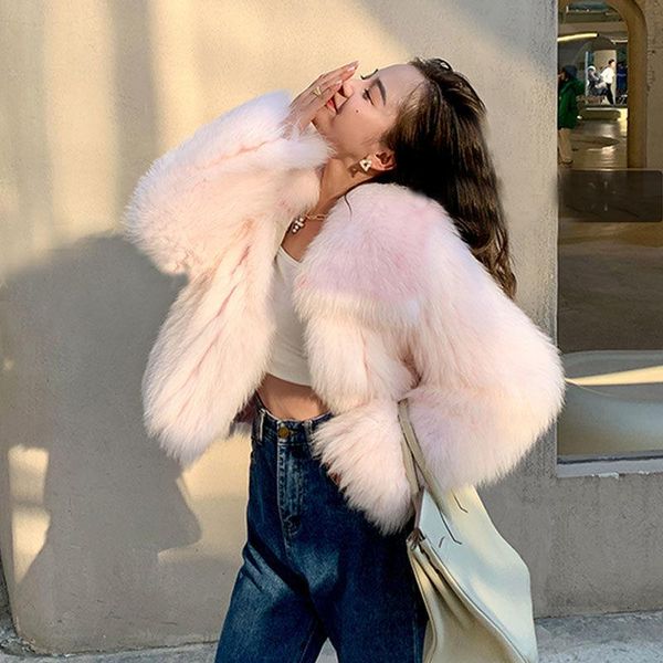 women's fur & faux 2021 women winter fashion jackets female short imitation warm coats ladies long sleeve solid overcoats p637, Black
women's fur & faux 2021 women winter fashion jackets female short imitation warm coats ladies long sleeve solid overcoats p637, Black