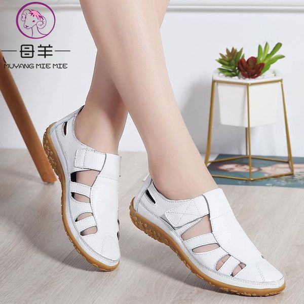 women sandals 2021 summer shoes woman genuine leather flat flats ladies beach size 35 - 42, Black
women sandals 2021 summer shoes woman genuine leather flat flats ladies beach size 35 - 42, Black