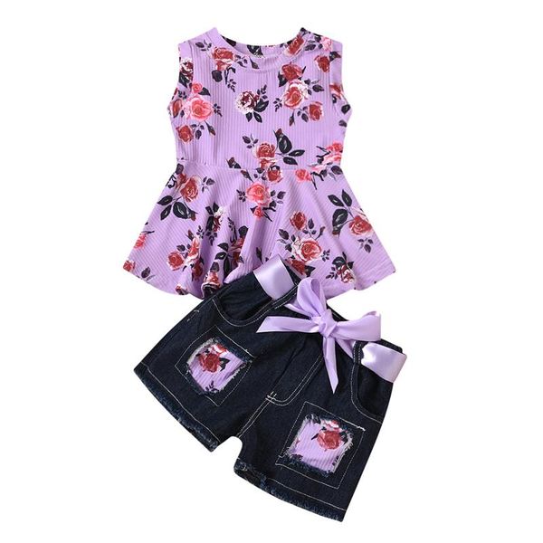 cute kids girls vest and shorts suit floral sleeveless shirt patchwork elastic denim short pants clothing set sets, White
cute kids girls vest and shorts suit floral sleeveless shirt patchwork elastic denim short pants clothing set sets, White