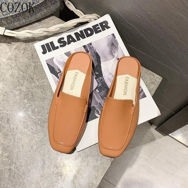 slippers spring casual women's fashion wild simple trend shoes square toe flat solid walking shoe tenis feminino 5unj, Black
slippers spring casual women's fashion wild simple trend shoes square toe flat solid walking shoe tenis feminino 5unj, Black