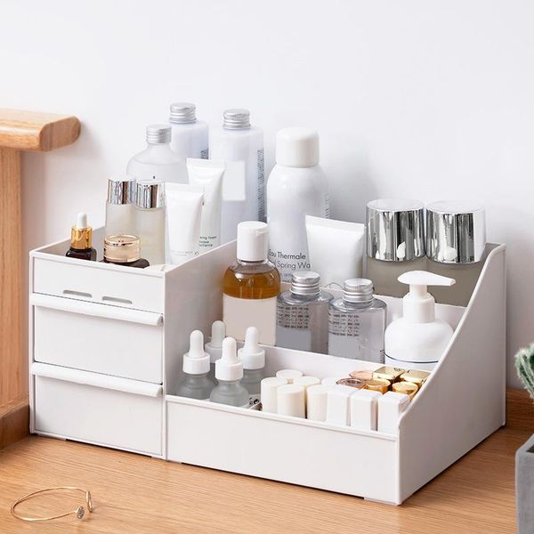 bathroom storage & organization plastic deskmakeup cosmetic organizer box jewelry nail polish container with drawers d6
bathroom storage & organization plastic deskmakeup cosmetic organizer box jewelry nail polish container with drawers d6