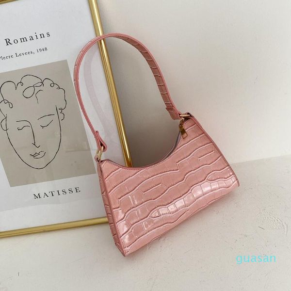evening bags casual crocodile pattern fashion solid color baguette bag for women retro shoulder totes female leather chain handbag
evening bags casual crocodile pattern fashion solid color baguette bag for women retro shoulder totes female leather chain handbag