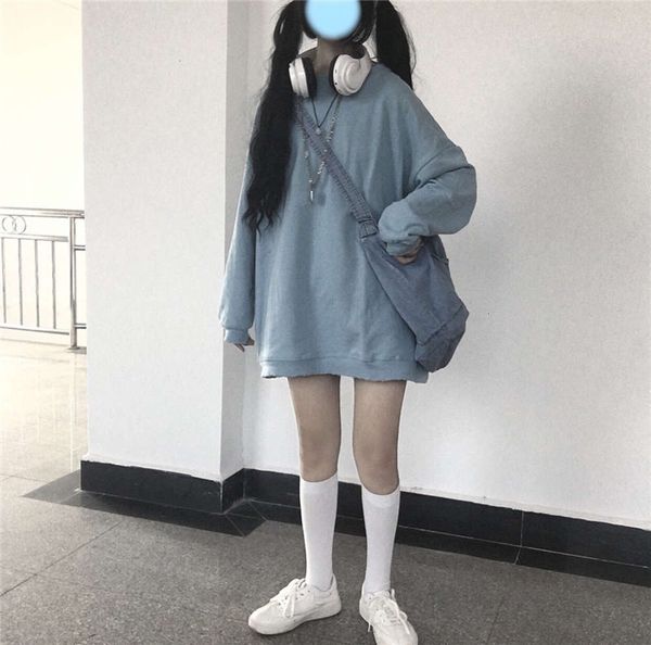 women's hoodies & sweatshirts hoodie super fire cec sweater spring and autumn waitmore thin coat korean fashion lazy students loose clo, Black
