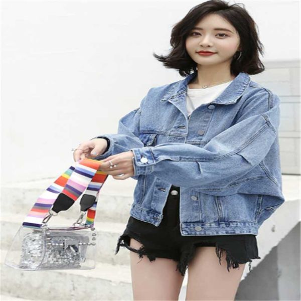 women's jackets spring autumn womens denim jacket casual ioose short cowboy women jeans coat outwear coats, Black;brown
women's jackets spring autumn womens denim jacket casual ioose short cowboy women jeans coat outwear coats, Black;brown
