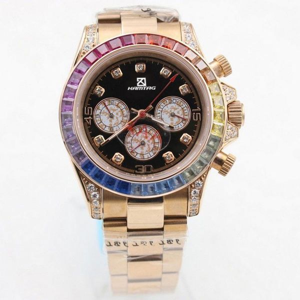 wristwatches luxury 40mm mens watch automatic rainbow tona small dial work sweeping movement self-wind watches, Slivery;brown
wristwatches luxury 40mm mens watch automatic rainbow tona small dial work sweeping movement self-wind watches, Slivery;brown