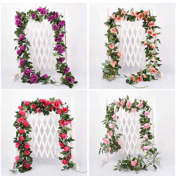 decorative flowers & wreaths 220cm 33heads rose artificial flower rattan fake plant vine wedding home room decoration garland arch diy wreat
decorative flowers & wreaths 220cm 33heads rose artificial flower rattan fake plant vine wedding home room decoration garland arch diy wreat