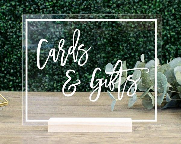 party decoration cards & gifts table sign clear acrylic wedding calligrapher handwritten
party decoration cards & gifts table sign clear acrylic wedding calligrapher handwritten