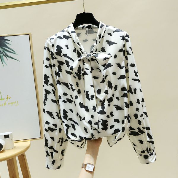 autumn korean style women's long sleeves bow shirt female casual blouse office ladies shirts a4415 210428, White
autumn korean style women's long sleeves bow shirt female casual blouse office ladies shirts a4415 210428, White