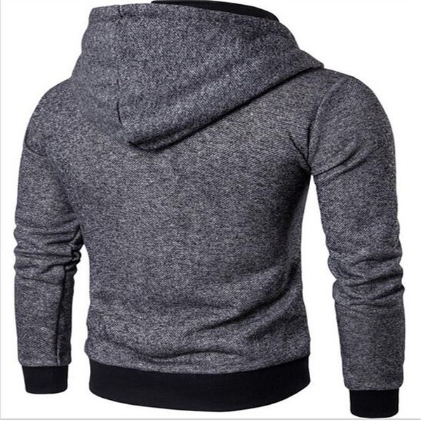 new hooded spring and autumn leisure fashion men's high-quality sweatshirt jacket, Black
new hooded spring and autumn leisure fashion men's high-quality sweatshirt jacket, Black