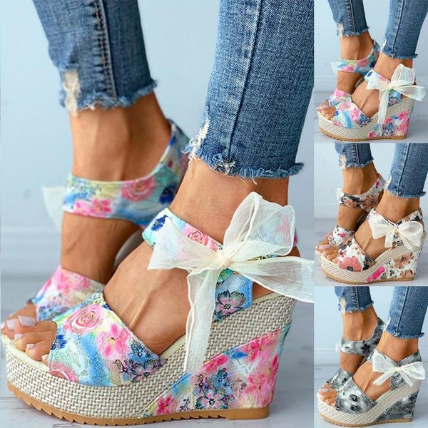 sandals women's ladies platform wedges fashion flower lace-up shoes footwear printed wedge fish mouth sandalias, Black
sandals women's ladies platform wedges fashion flower lace-up shoes footwear printed wedge fish mouth sandalias, Black