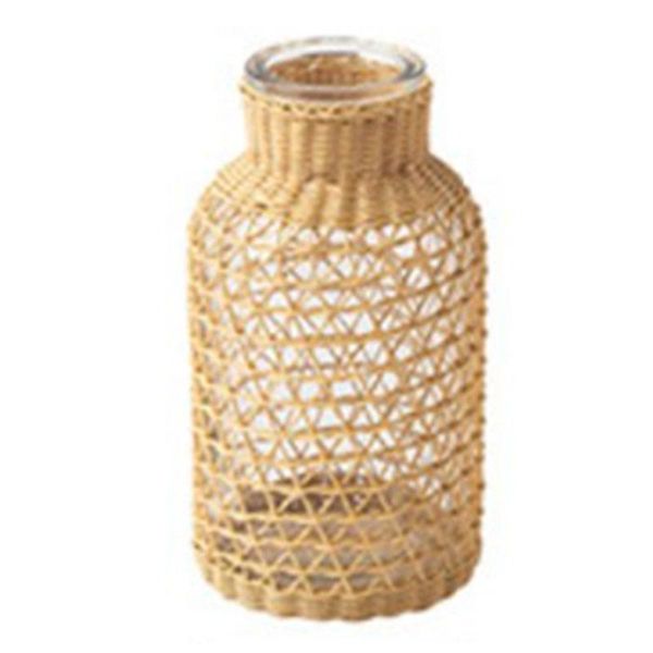 vases straw glass flower vase japanese pot in the nordic contracted creative basket to water plants
vases straw glass flower vase japanese pot in the nordic contracted creative basket to water plants