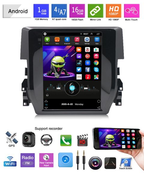 car dvd vertical touch screen 2 din stereo player android gps navigation for honda civic-2016 auto radio support carplay obd
car dvd vertical touch screen 2 din stereo player android gps navigation for honda civic-2016 auto radio support carplay obd