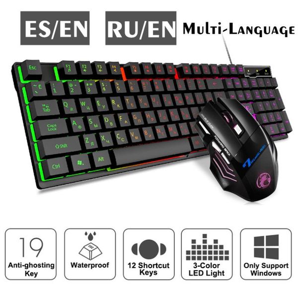 russian spanish gaming mute keyboard and mouse wired backlight gamer kit silent set for pc lapcombos
russian spanish gaming mute keyboard and mouse wired backlight gamer kit silent set for pc lapcombos