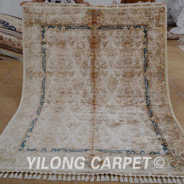 carpets yilong 5.5'x8' handmade carpet floral camel medallion hand knotted persian rugs (1564)
carpets yilong 5.5'x8' handmade carpet floral camel medallion hand knotted persian rugs (1564)