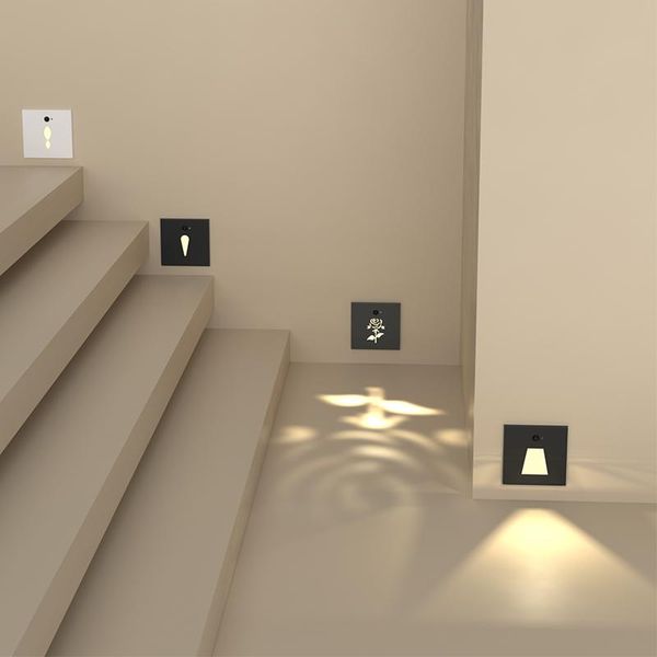 wall lamp induction footlight led light embedded sensor human body lamps aisle corridor stair step night lights
wall lamp induction footlight led light embedded sensor human body lamps aisle corridor stair step night lights