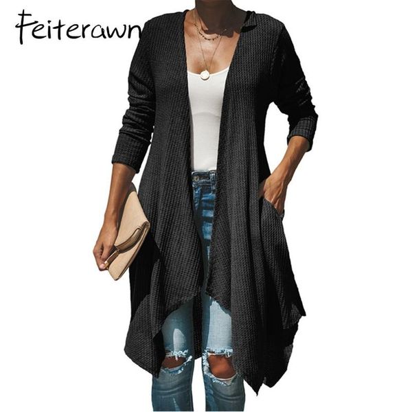 women's sweaters feiterawn autumn women knitted black handkerchief hem lightweight cardigan jacket coat outwear pull femme dl85178, White;black
women's sweaters feiterawn autumn women knitted black handkerchief hem lightweight cardigan jacket coat outwear pull femme dl85178, White;black