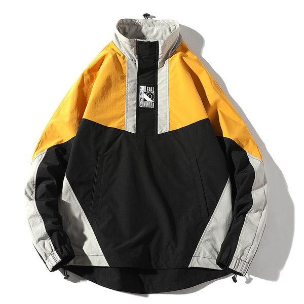men's jackets 2021 men hip hop jacket spring coat harajuku retro color block patchwork windbreaker streetwear vintage oversized, Black;brown
men's jackets 2021 men hip hop jacket spring coat harajuku retro color block patchwork windbreaker streetwear vintage oversized, Black;brown