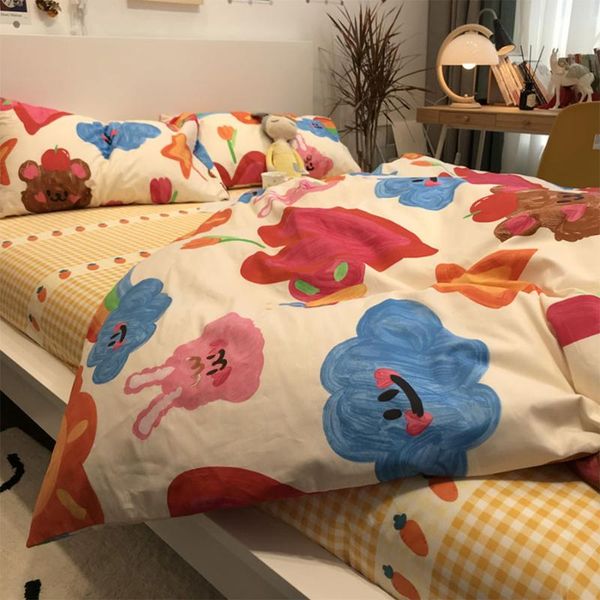 bedding sets cute cartoon bear heart star sun cloud set,cotton twin full home textile bed sheet pillow case quilt cover
bedding sets cute cartoon bear heart star sun cloud set,cotton twin full home textile bed sheet pillow case quilt cover