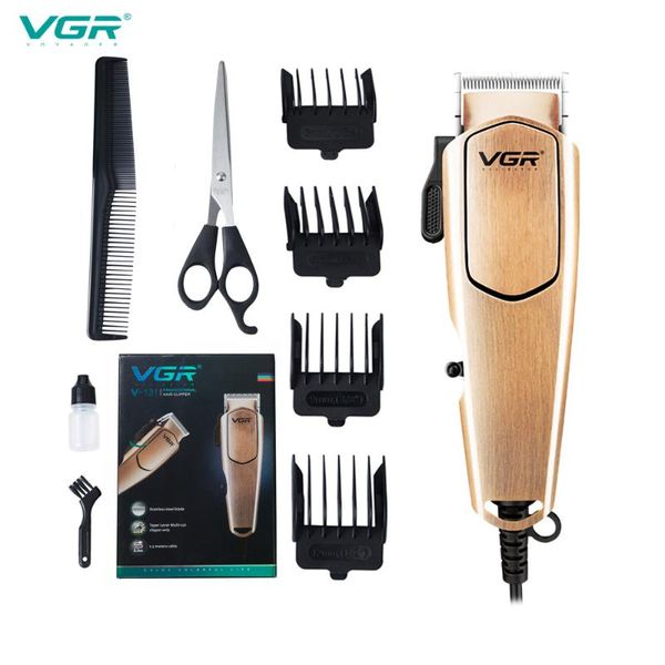 hair clippers vgr plug-in clipper high-power electric professional oil head gradient v-131
hair clippers vgr plug-in clipper high-power electric professional oil head gradient v-131