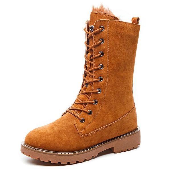 new 2021 women boots winter shoes woman fur warm snow boots genuine leather ladies mid-calf waterproof booties botas mujer, Black
new 2021 women boots winter shoes woman fur warm snow boots genuine leather ladies mid-calf waterproof booties botas mujer, Black
