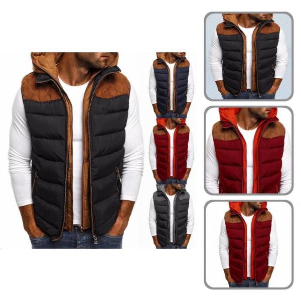 men's vests warm zipper keep hooded coat down waistcoat comfortable fake two pieces, Black;white
men's vests warm zipper keep hooded coat down waistcoat comfortable fake two pieces, Black;white