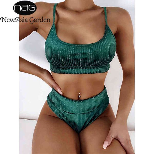 newasia green bathing suit solid color backless push up padded high waisted 2 piece set brazilian bikini women beach wear 210413, White;black
newasia green bathing suit solid color backless push up padded high waisted 2 piece set brazilian bikini women beach wear 210413, White;black