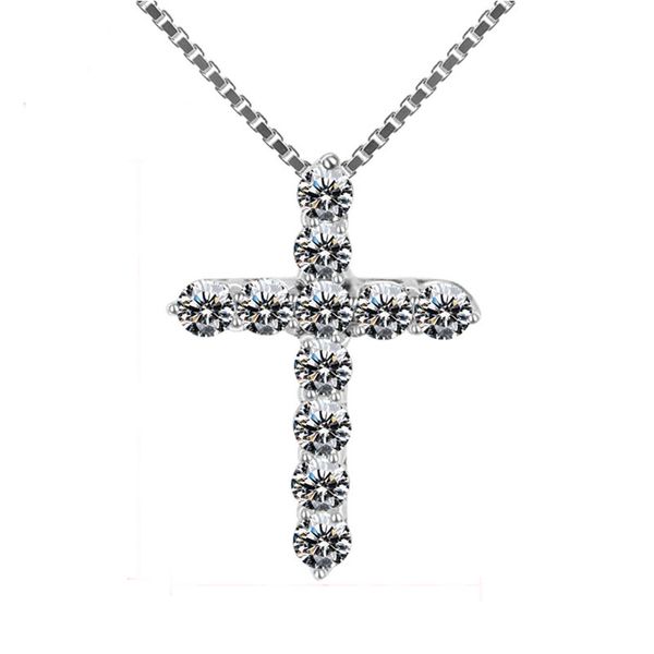 5a zirconia cross crystal pendants silver-plate box chain necklace female choker necklaces fashion jewelry gifts for women girlsdio chan con
5a zirconia cross crystal pendants silver-plate box chain necklace female choker necklaces fashion jewelry gifts for women girlsdio chan con