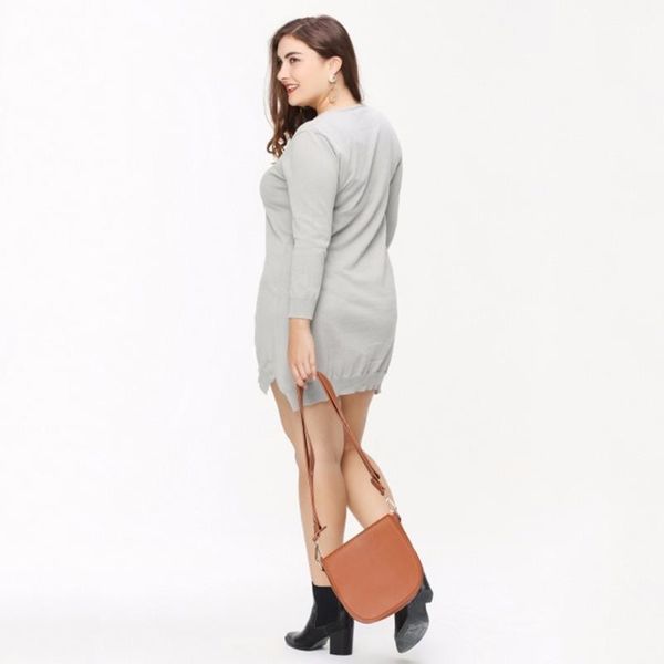 women's sweaters kissmilk plus size fashion women clothing casual solid loose pullover asymmetrical hem sweater long o-neck sleeve, White;black
women's sweaters kissmilk plus size fashion women clothing casual solid loose pullover asymmetrical hem sweater long o-neck sleeve, White;black