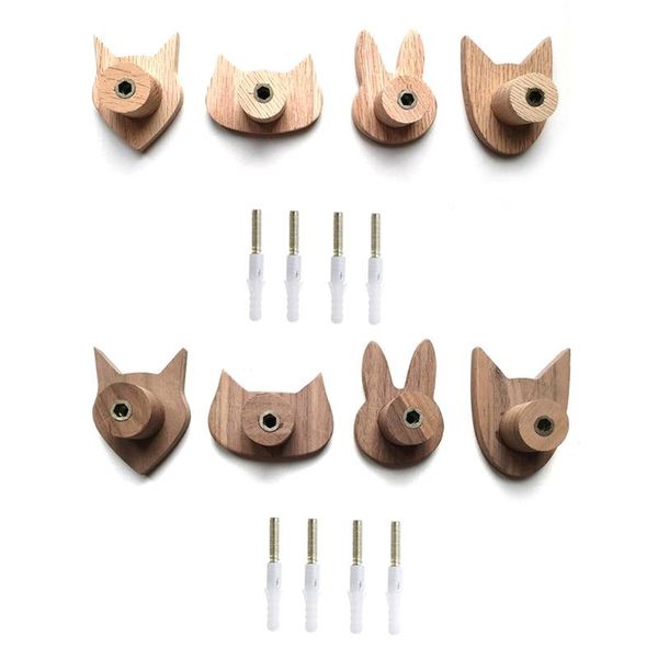 hooks & rails 77jf 4 pcs wooden animal head room wall garden ornament hangers bag hat holder home decorations accessories
hooks & rails 77jf 4 pcs wooden animal head room wall garden ornament hangers bag hat holder home decorations accessories