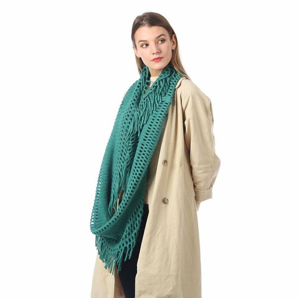 scarves women hollow scarf small lattice tassel monochrome knitting autumn and winter, Blue;gray
scarves women hollow scarf small lattice tassel monochrome knitting autumn and winter, Blue;gray