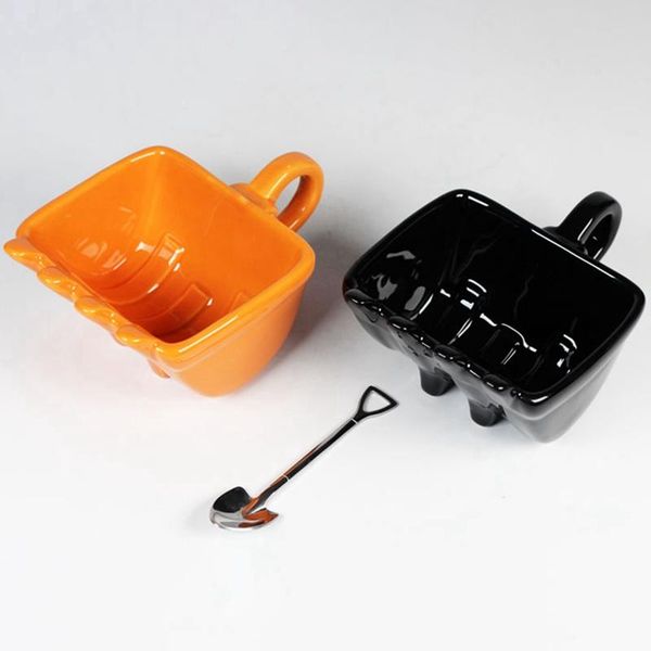 340ml funny mugs excavator bucket model coffee creative for dessert ceramic mug cups gift cake cup
340ml funny mugs excavator bucket model coffee creative for dessert ceramic mug cups gift cake cup
