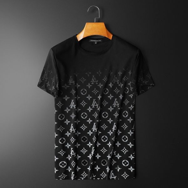 fashion t shirts men's casual gradient printing high end mercerized cotton round neck short sleeve, White;black
fashion t shirts men's casual gradient printing high end mercerized cotton round neck short sleeve, White;black