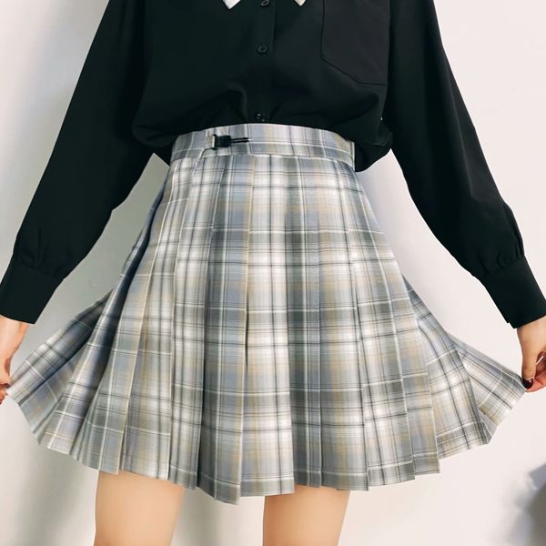 skirts korean fashion 2021 y2k women pleated plaid skirt kawaii cute mini high adjustable waist female school summer, Black
skirts korean fashion 2021 y2k women pleated plaid skirt kawaii cute mini high adjustable waist female school summer, Black