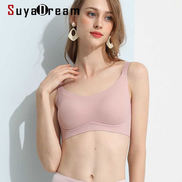 suyadream women wire full cup bras 100%natural silk lining everyday wear 3d pad bra black pink nude yo ga underwear 210623, Red;black
suyadream women wire full cup bras 100%natural silk lining everyday wear 3d pad bra black pink nude yo ga underwear 210623, Red;black