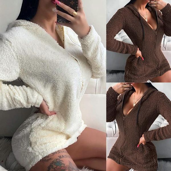 women's jackets 2021 casual plush solid color long zipper sleeve women open stitch cardigans and jacket winter clothing, Black;brown
women's jackets 2021 casual plush solid color long zipper sleeve women open stitch cardigans and jacket winter clothing, Black;brown
