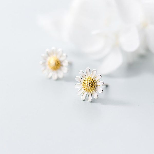stud trendy 925 sterling silver yellow daisy flower earrings for women fine jewelry girls birthday gift, Golden;silver
stud trendy 925 sterling silver yellow daisy flower earrings for women fine jewelry girls birthday gift, Golden;silver