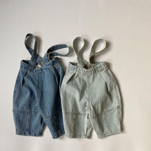 kids jumpsuit 2021 summer children suspenders denim pants baby boy overalls 1-7t girls outfit jumpsuits, Blue 
kids jumpsuit 2021 summer children suspenders denim pants baby boy overalls 1-7t girls outfit jumpsuits, Blue