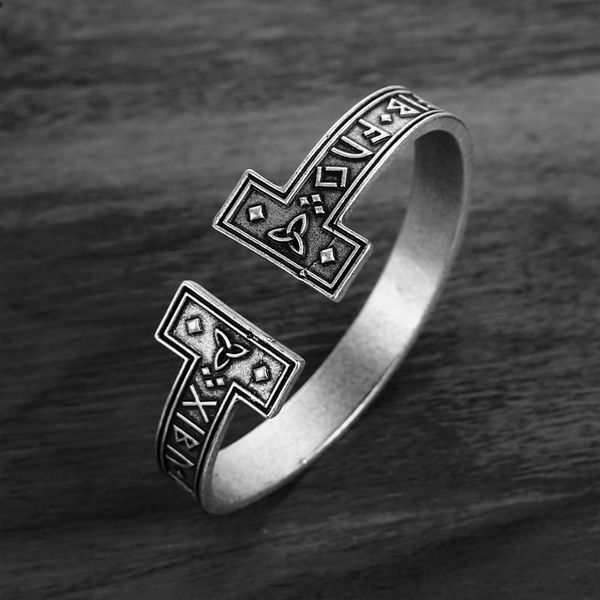 1pc men's rune bracelet handmade nordic rune bangle mythology jewelry wristband line amulet gpd, Black
1pc men's rune bracelet handmade nordic rune bangle mythology jewelry wristband line amulet gpd, Black