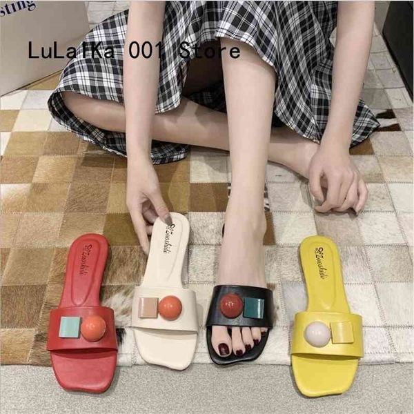 2021 summer new fashion candy color geometric decoration beach slip on square toe flat slipper holiday flip flops women 35-40, Black
2021 summer new fashion candy color geometric decoration beach slip on square toe flat slipper holiday flip flops women 35-40, Black