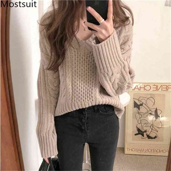twisted knitting v-neck pullover sweater women long sleeve korean ins style casual fashion sweaters autumn winter 210513, White;black
twisted knitting v-neck pullover sweater women long sleeve korean ins style casual fashion sweaters autumn winter 210513, White;black