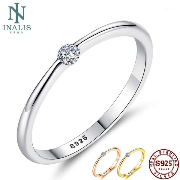 cluster rings inalis real sterling 925 silver shinning circle zircon finger ring for women engagement party fine jewelry arrival1, Golden;silver
cluster rings inalis real sterling 925 silver shinning circle zircon finger ring for women engagement party fine jewelry arrival1, Golden;silver