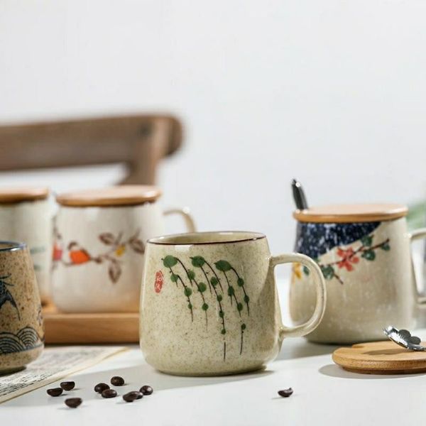 380ml japanese-style retro spoon with lid ceramic cup and saucer set creative afternoon tea office mug stoare coffee bottle mugs
380ml japanese-style retro spoon with lid ceramic cup and saucer set creative afternoon tea office mug stoare coffee bottle mugs