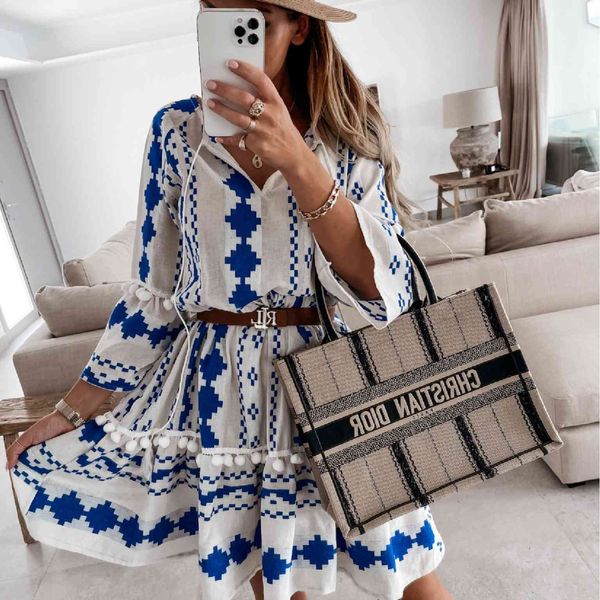 women's clothing dresses 2021 summer dress fashion digital print skirt, Black;gray
women's clothing dresses 2021 summer dress fashion digital print skirt, Black;gray