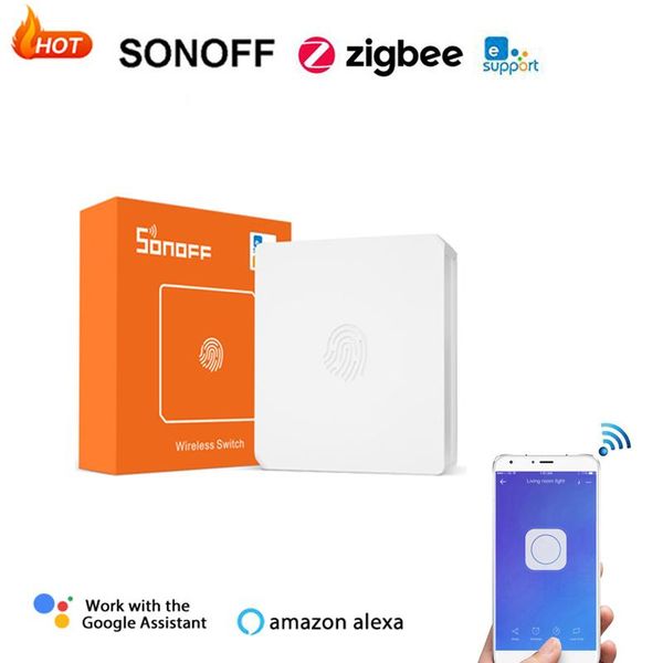 smart home control sonoff zigbee snzb-01 wireless switch zbbridge required ewelink app voice remote with alexa google
smart home control sonoff zigbee snzb-01 wireless switch zbbridge required ewelink app voice remote with alexa google