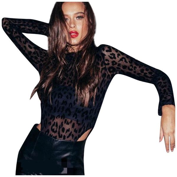 women's jumpsuits & rompers perspective mesh leopard bodysuits women 2021 spring stand collar long sleeve bodycon sheer open crotch bod, Black;white
women's jumpsuits & rompers perspective mesh leopard bodysuits women 2021 spring stand collar long sleeve bodycon sheer open crotch bod, Black;white