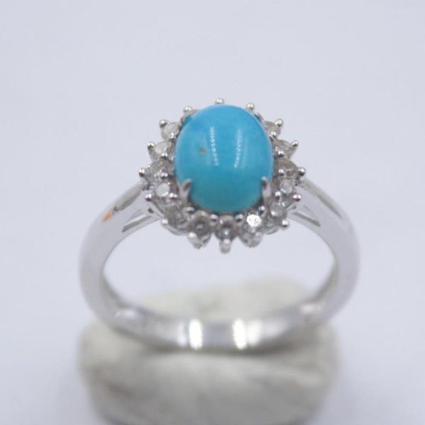 cluster rings natural blue turquoise ring female s925 sterling silver diamond for goddess day gifts us 7-10 charm, Golden;silver
cluster rings natural blue turquoise ring female s925 sterling silver diamond for goddess day gifts us 7-10 charm, Golden;silver