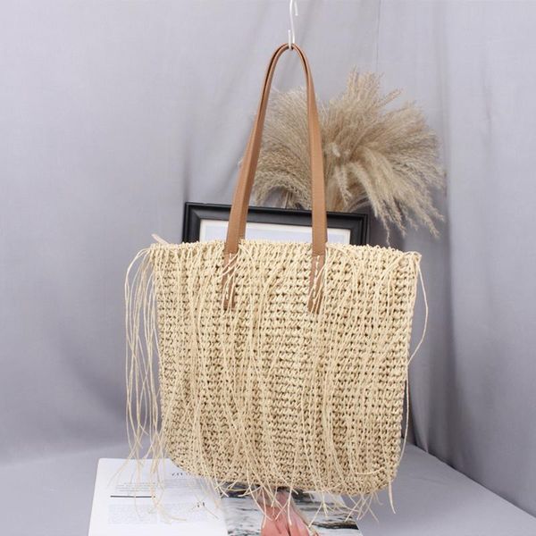 evening bags fashion women straw woven tassel shoulder shopping bag casual ladies large capacity tote handbags
evening bags fashion women straw woven tassel shoulder shopping bag casual ladies large capacity tote handbags