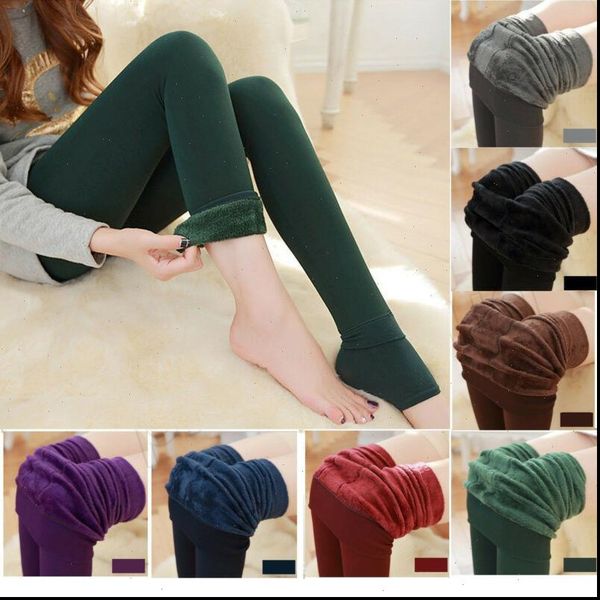 women legging high waist leggings inside thicken fur warm winter fleece pants female velvet, Black
women legging high waist leggings inside thicken fur warm winter fleece pants female velvet, Black